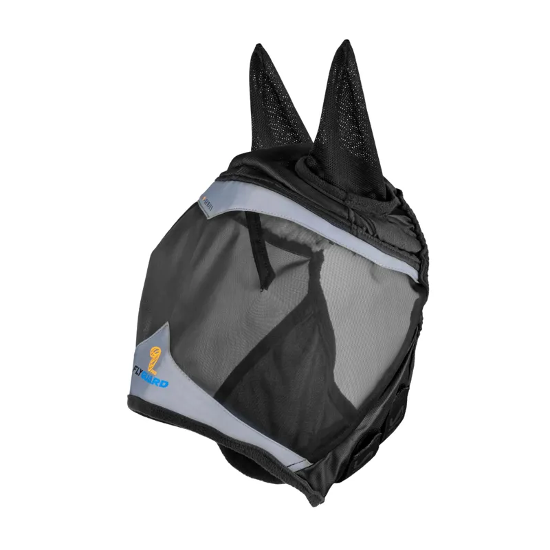 FlyGuard Pro Fine Mesh Fly Mask With Ears in Jet