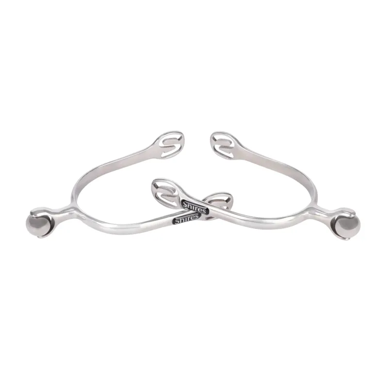 Shires Mens Roller Ball Spurs in Silver