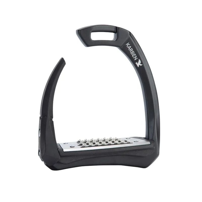 Karben Ultra Grip FX Stirrups in Black and Black