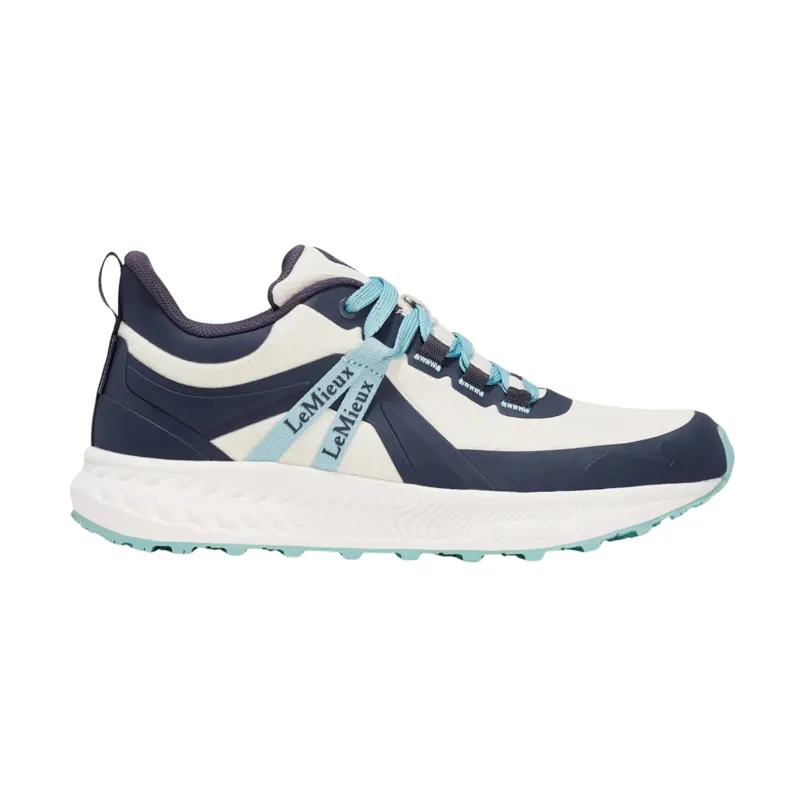 LeMieux Youth Trax Viva Waterproof Trainer in Stone-1