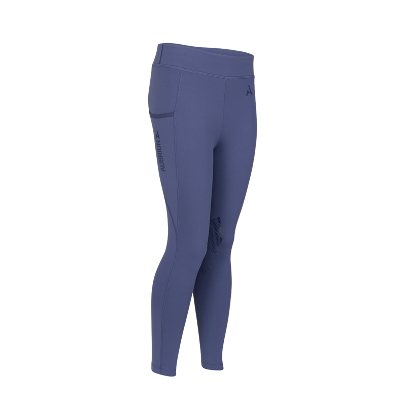 Aubrion React Young Rider Rhythm Riding Tights in Midnight 