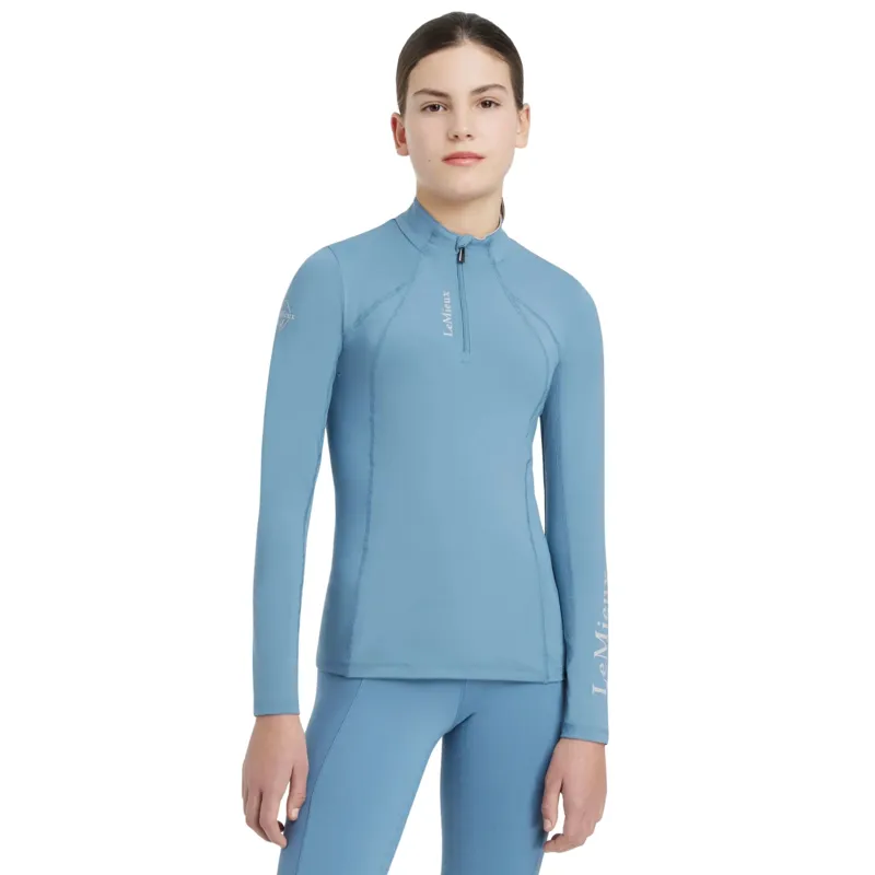 LeMieux Young Rider Classique Base Layer in Ice Blue