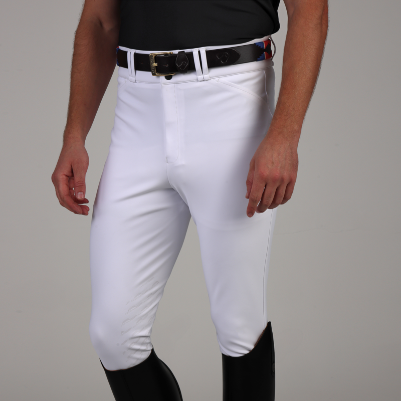 Aubrion Optima MX-KG Breeches in White -1