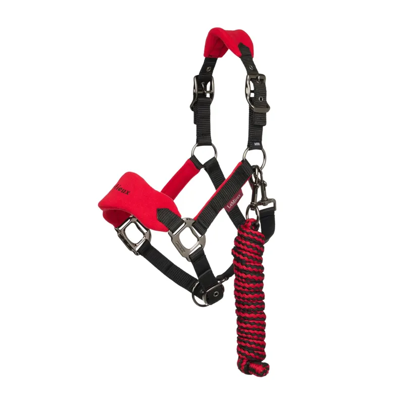 LeMieux Mini Vogue Headcollar and Leadrope in Chilli