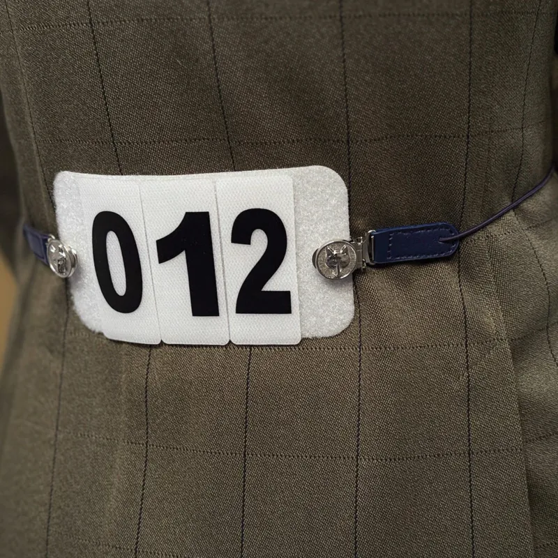 Equetech Showing Number Clips in Navy-1