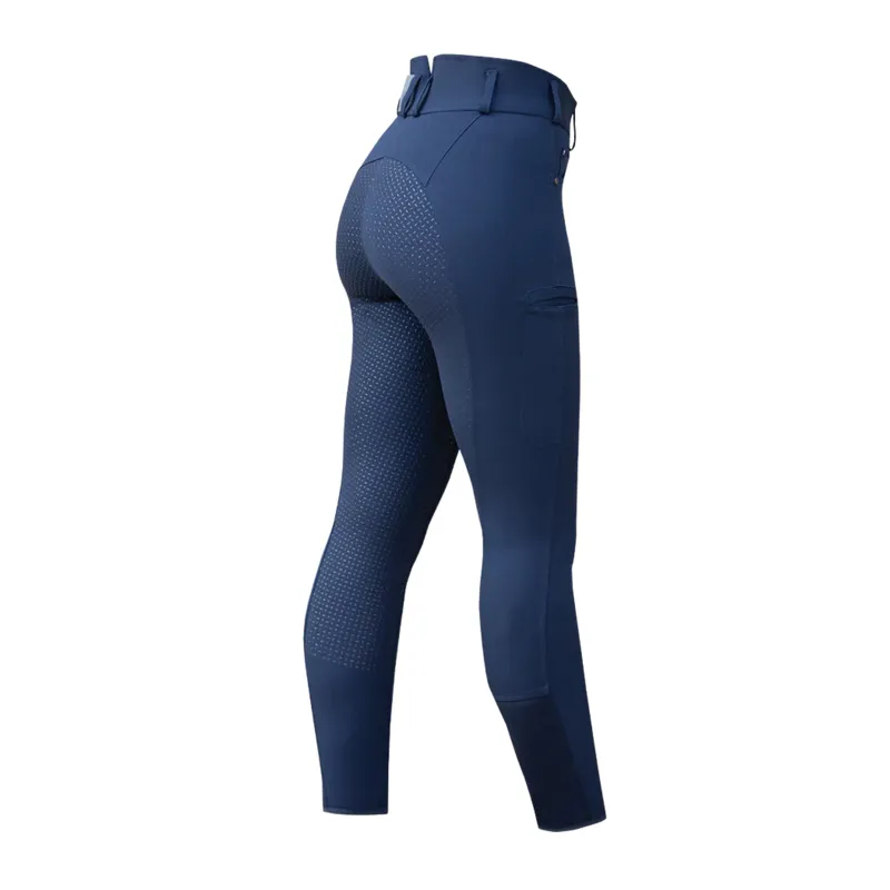 Equetech Women's Ultimo Grip Breeches in Blue-1