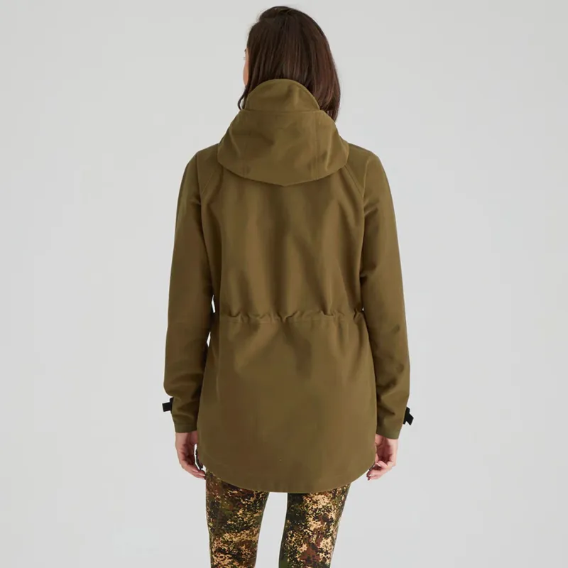 Ridegline Womens Monsoon Classic Smock in Teak -1