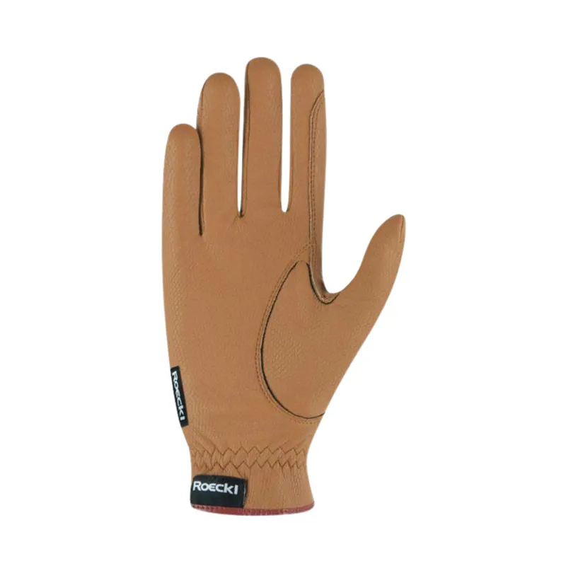 Roeckl Roeck Grip Riding Gloves  in Caramel-1