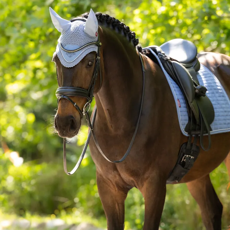 LeMieux Classic Fly Hood in Powder Blue-1