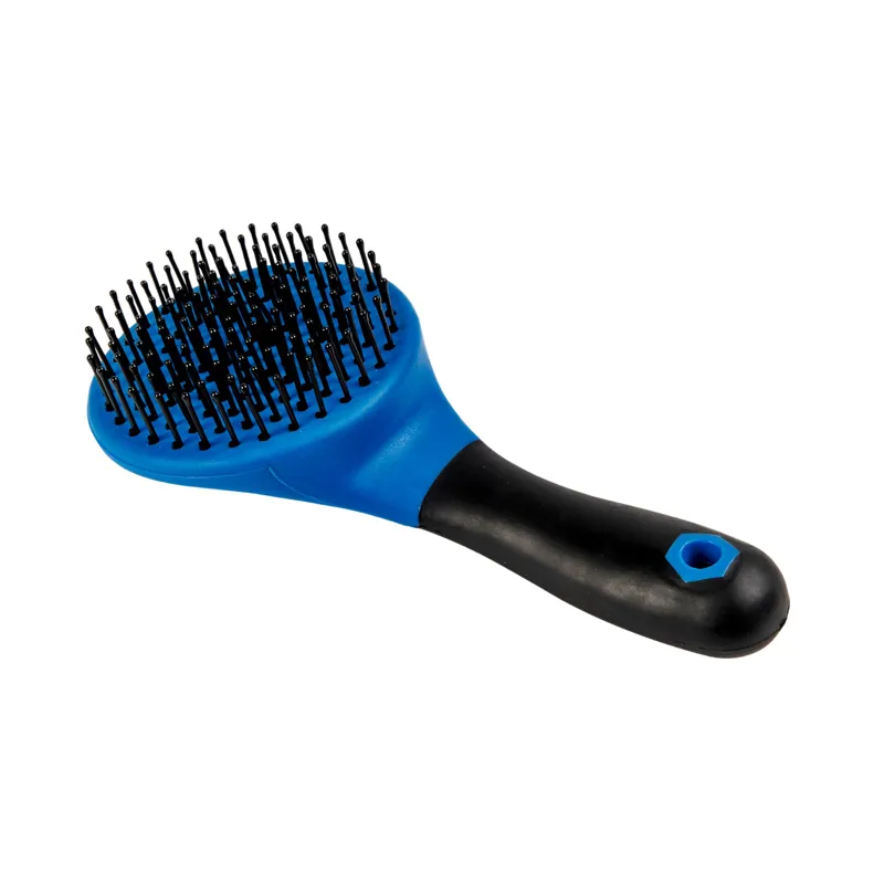 Shires Ezi-Groom Grip Mane And Tail Brush In Blue-1