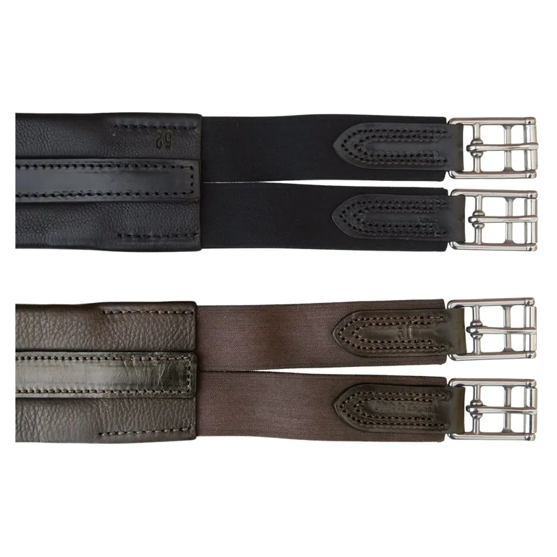 Townfields Elastic Atherstone Girth in Black-1