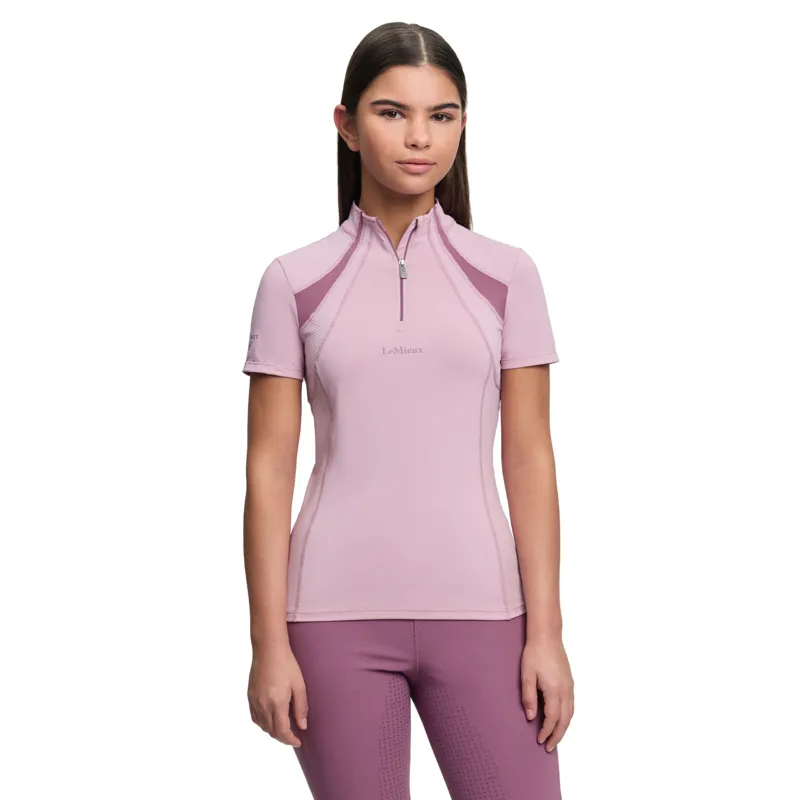 LeMieux Young Rider Mia Mesh Baselayer in Fondant-1