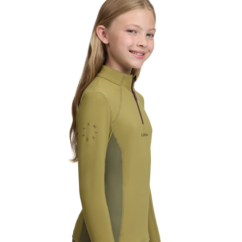 LeMieux Young Rider Classique Baselayer in Gooseberry-2