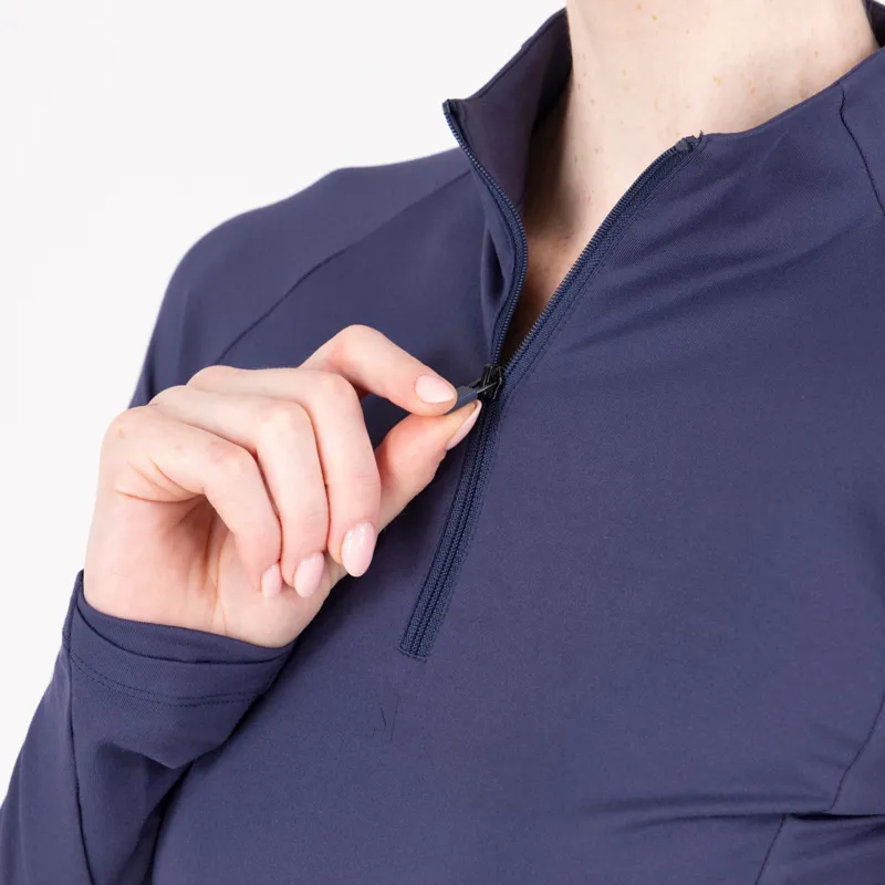 Aubrion React Long Sleeve Base Layer in Midnight -3