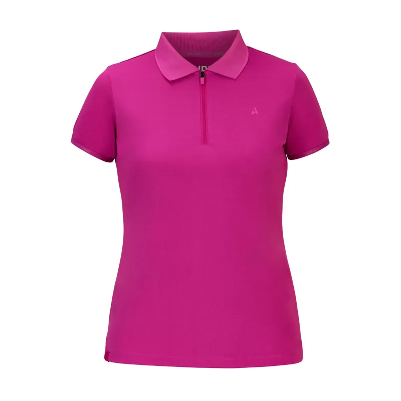 Aubrion React Tech Polo in Fuchisa