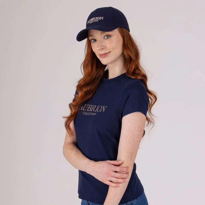 Aubrion Equestrian Cap in Midnight -1