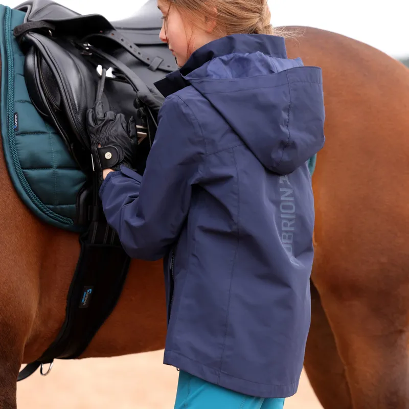 Aubrion React Young Rider Waterproof Coat in Midnight -1