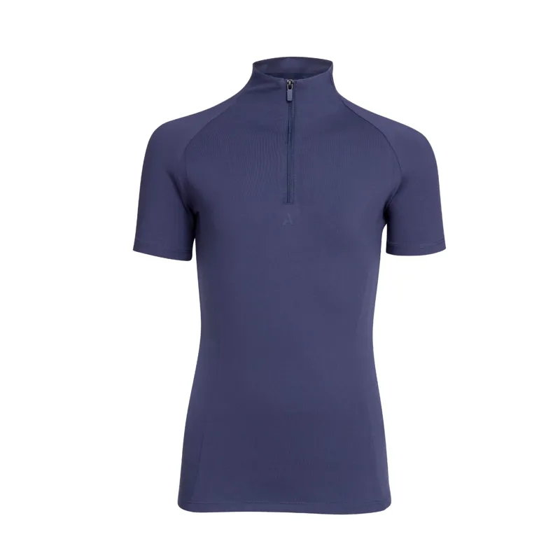 Aubrion React Young Rider Short Sleeve Base Layer in Midnight 