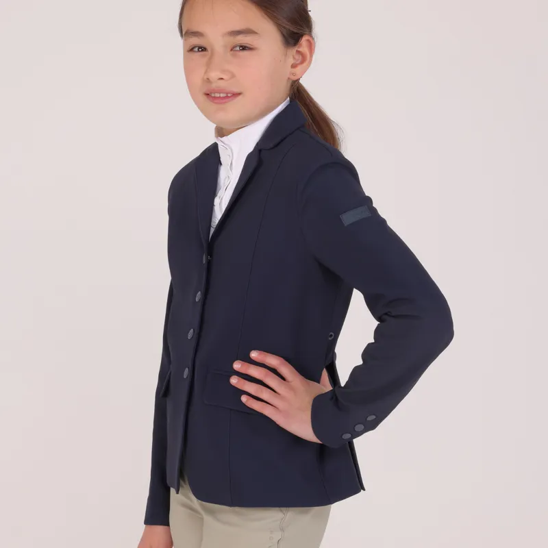 Aubrion Optima MX Young Rider Show Jacket in Navy -1
