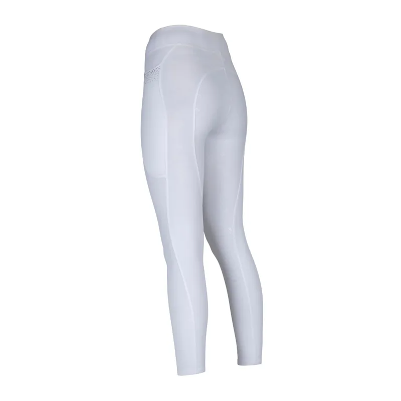 Aubrion Optima GX Riding Tights in White -1