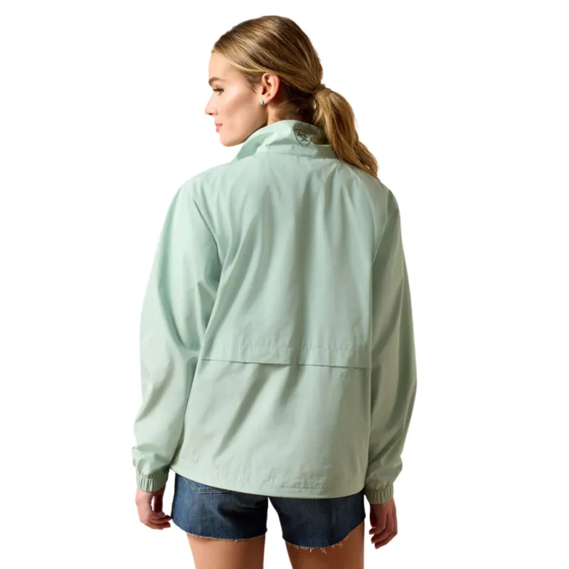 Ariat Whisper Pullover Jacket in Silt Green-1