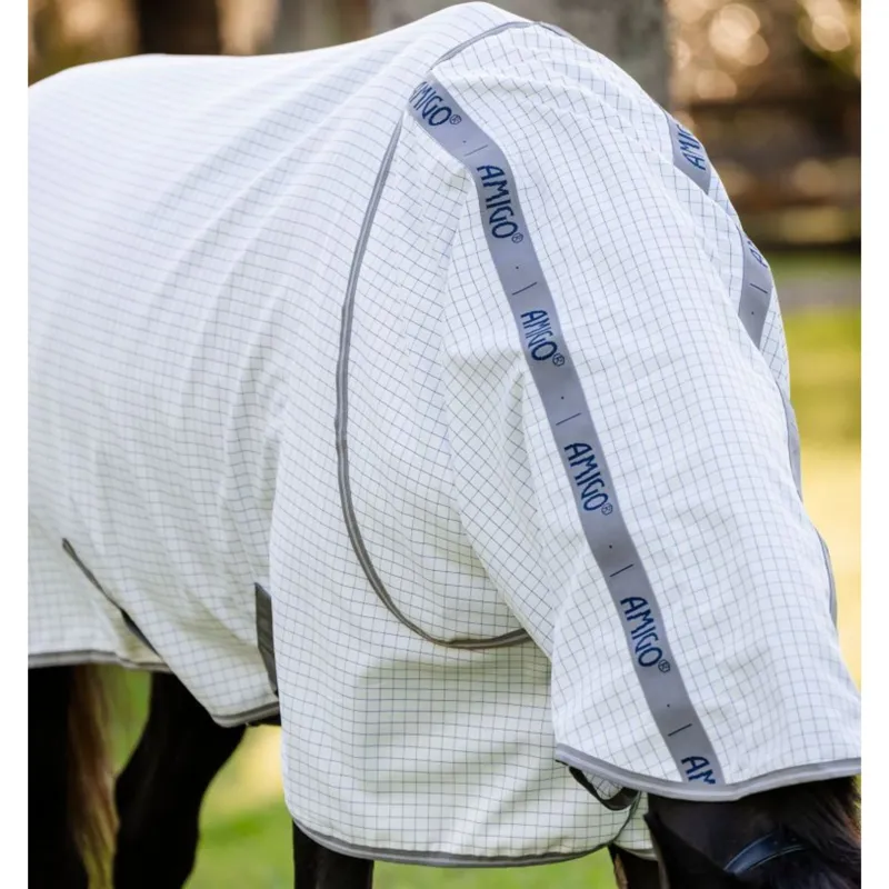 Horseware Amigo Summer Sheet Plus in Navy Check-1
