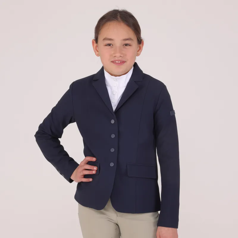 Aubrion Optima MX Young Rider Show Jacket in Navy -3