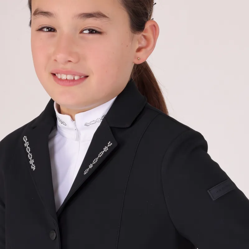 Aubrion Optima LX Young Rider Show Jacket in Black -4
