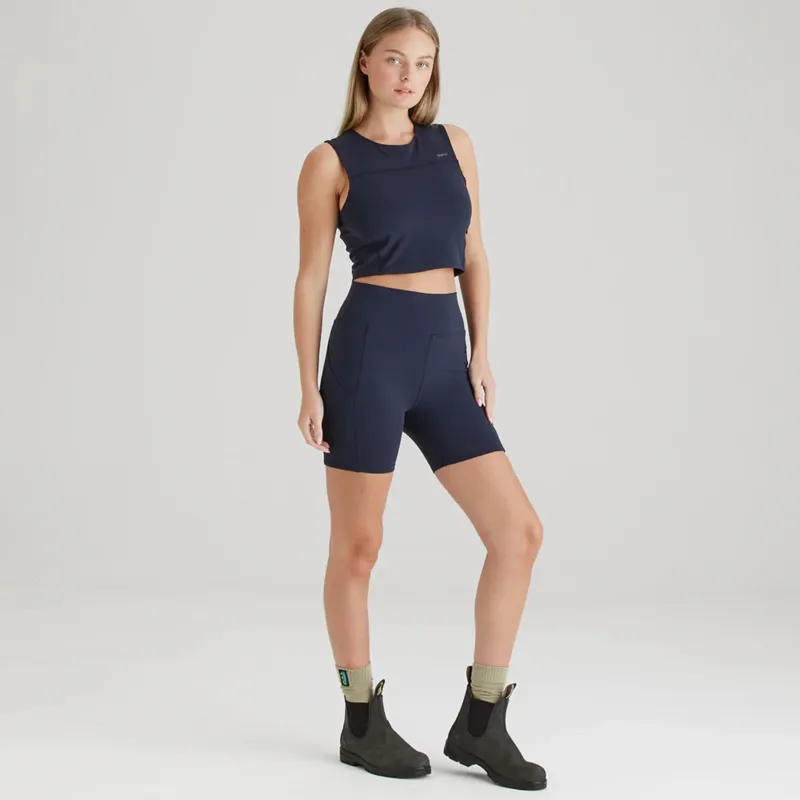 Ridgeline Womens Infinity Shorts in Navy
