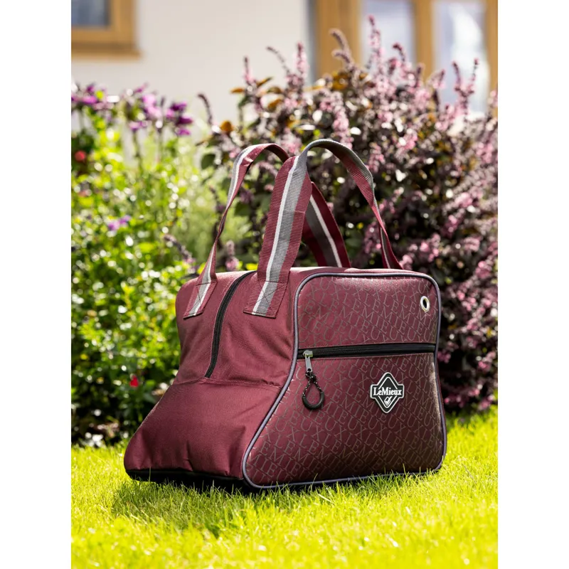 LeMieux Elite Pro Short Boot Bag in Burgundy-1