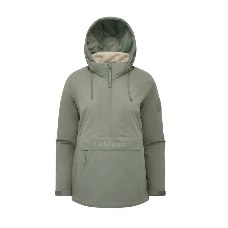 LeMieux Phoebe Half Zip Waterproof Anorak in Rosemary