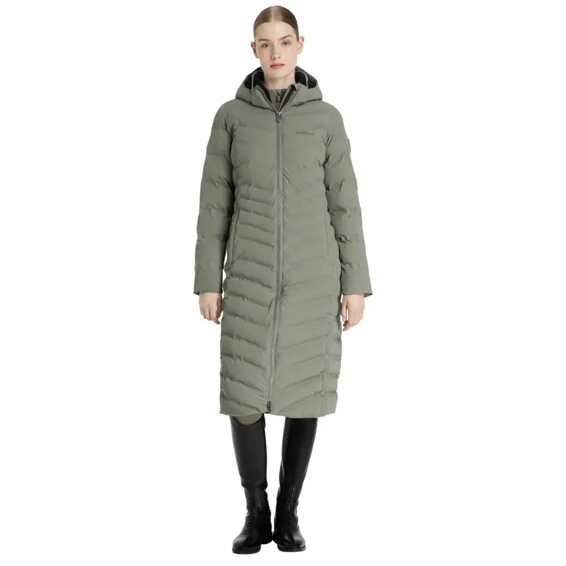 LeMieux Hayley Water Resistant Longline Puffer Coat in Rosemary