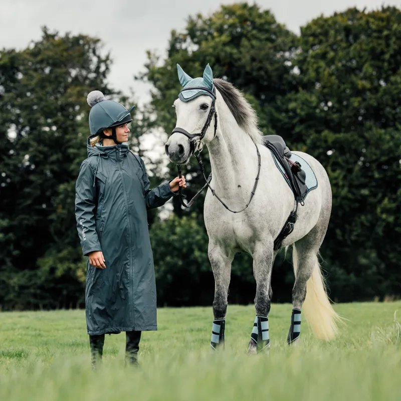 LeMieux Young Rider Elements Coat in Petrol-2