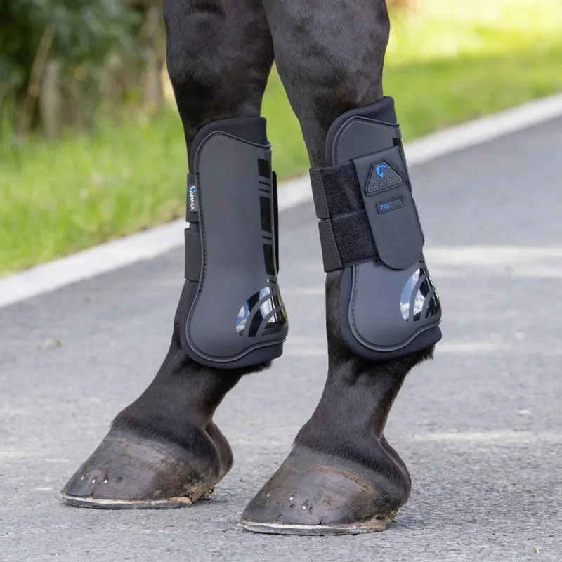 ARMA NX-JMP Tendon Boots in Black-1