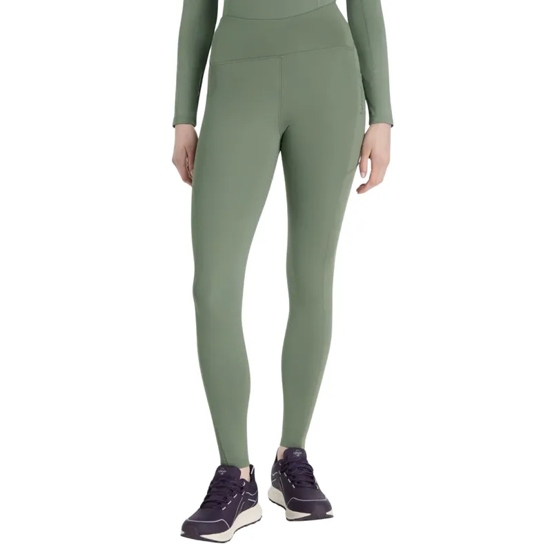 LeMieux Natalie Brushed Pull On Tights in Rosemary-1