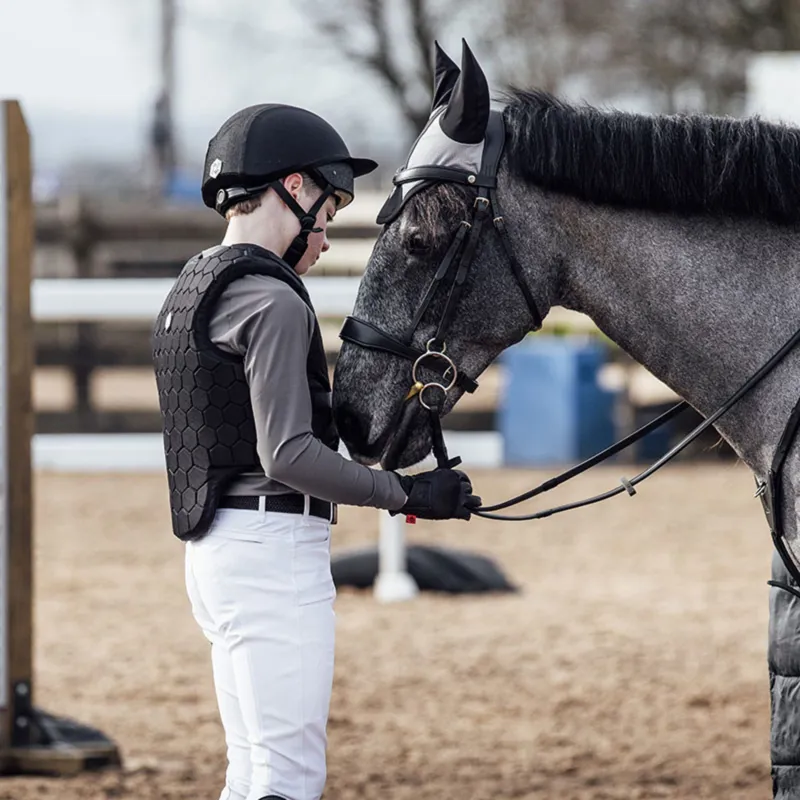 EQx HEXA Young Rider Body Protector in Black-8