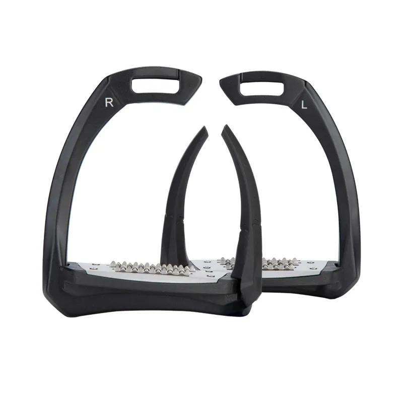 Karben Ultra Grip FX Stirrups in Black and Black-1