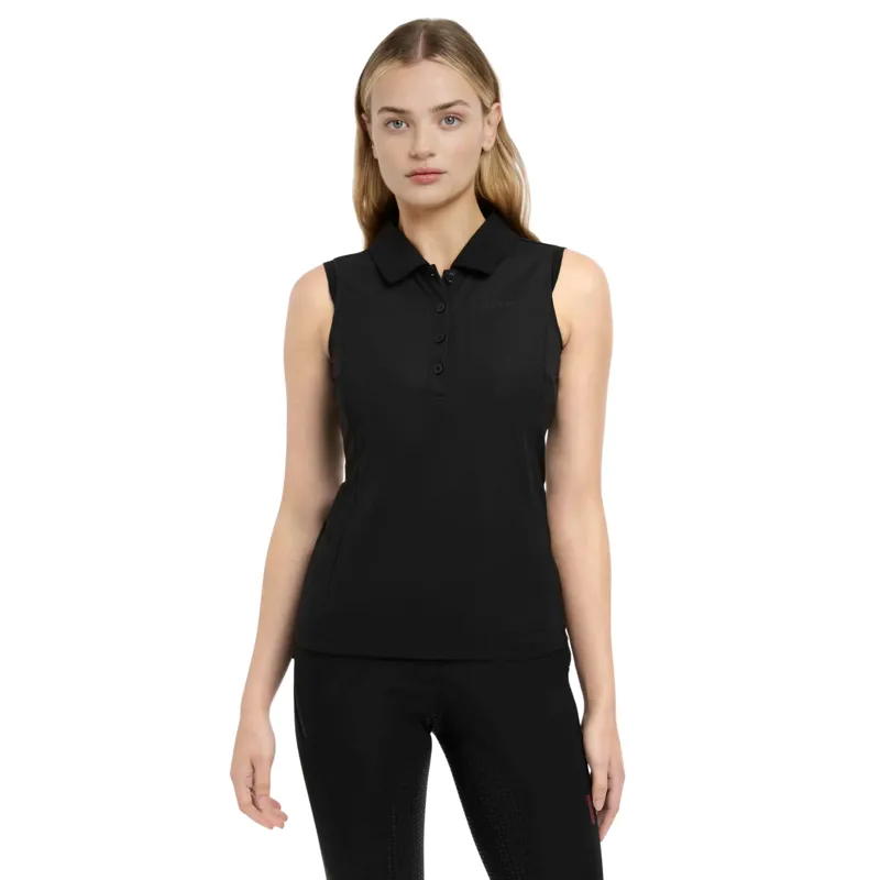 LeMieux Marissa Sleeveless Polo in Black