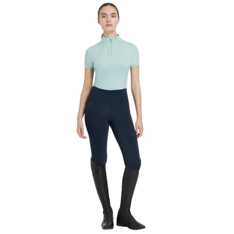 LeMieux Classique Short Sleeve Base Layer in Aqua-2