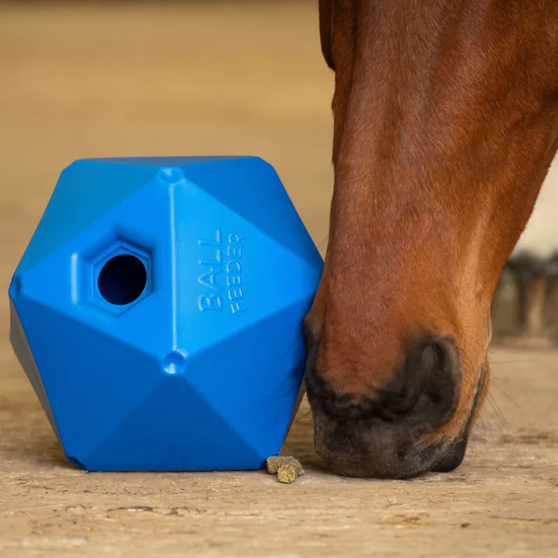Shires Ball Feeder Blue-1