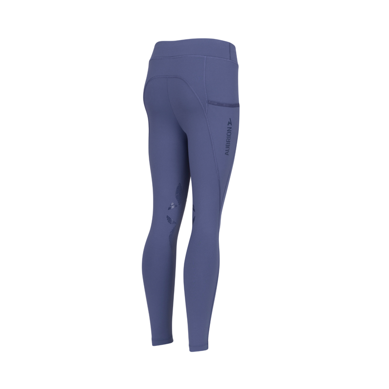 Aubrion React Young Rider Rhythm Riding Tights in Midnight -1
