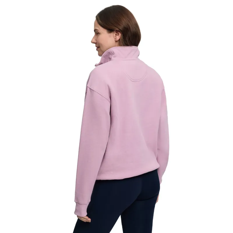 LeMieux Kelsie Quarter Neck Sweat in Fondant-2