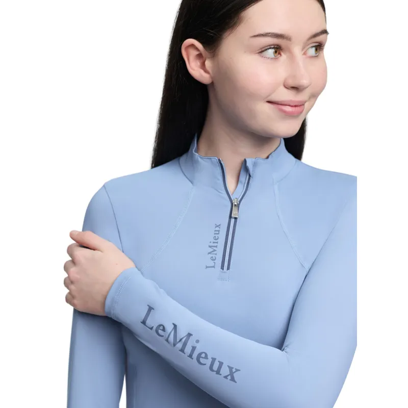 LeMieux Young Rider Classique Baselayer in Powder Blue-2