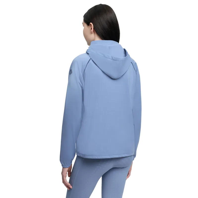 LeMieux Young Rider Paige Quarter Zip Waterproof Jacket in Powder Blue-2