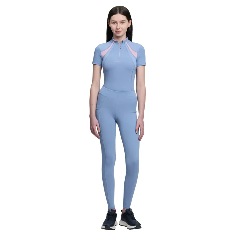 LeMieux Young Rider Orla Pull On Breech in Powder Blue-1