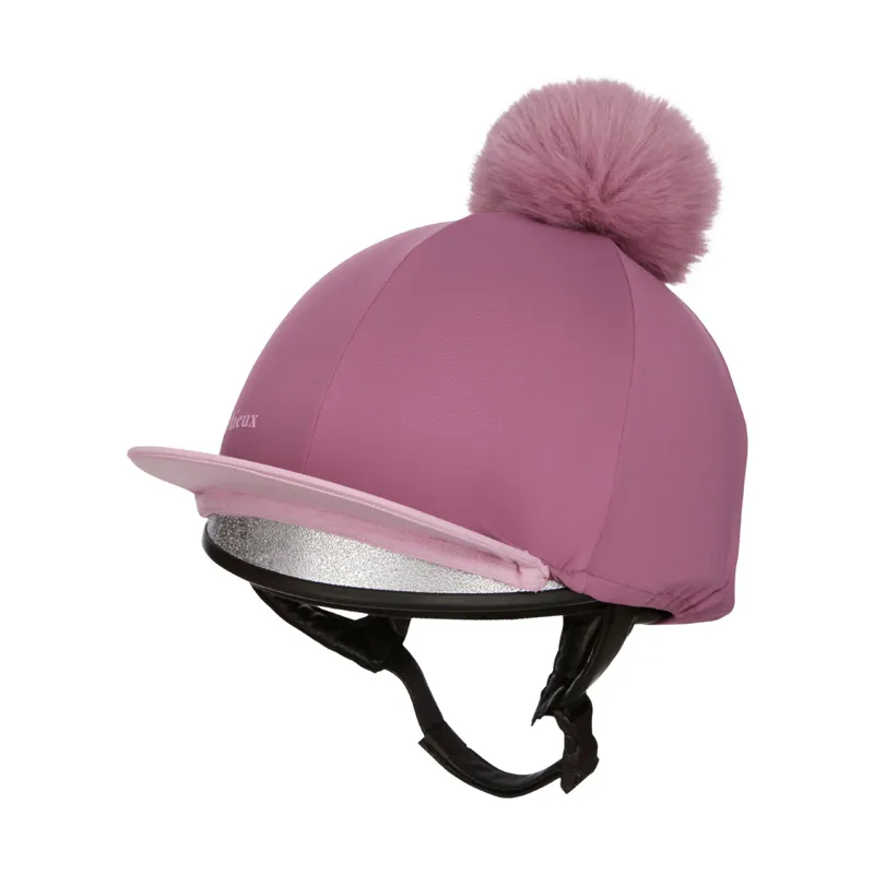 LeMieux Classique Pom Hat Silk in Mallow-1