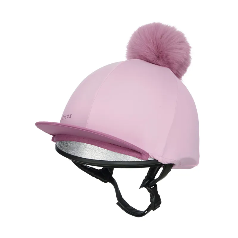LeMieux Classique Pom Hat Silk in Fondant-1