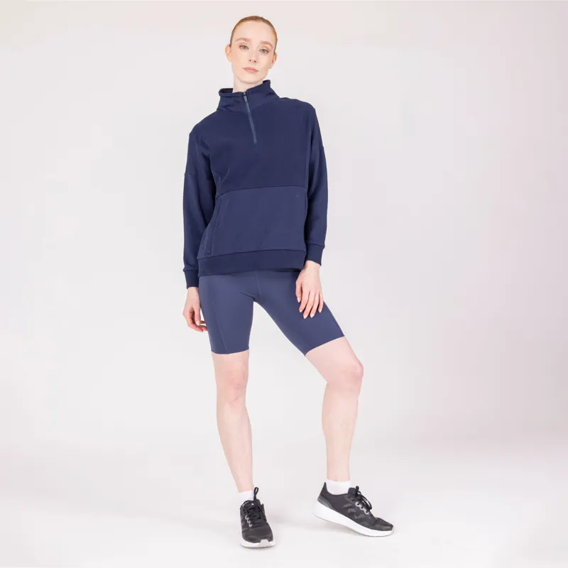 Aubrion React Quarter Zip Sweater in Midnight-1