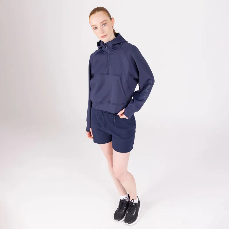 Aubrion React Quarter Zip Hoodie in Midnight-4