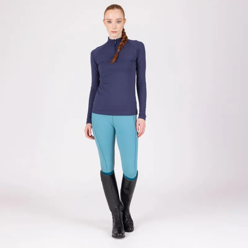 Aubrion React Long Sleeve Base Layer in Midnight -1